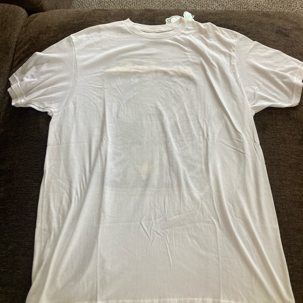 Seedless Classic White Men's Shirt graphic on back